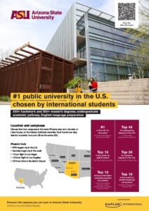 Arizona State University 2-page flyer