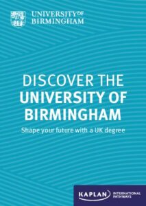 Discover the University of Birmingham