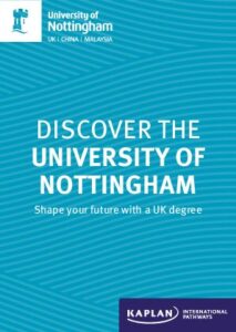 Discover the University of Nottingham