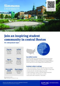 Simmons University 2-page flyer