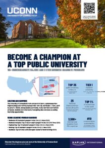 University of Connecticut– Event Flyer