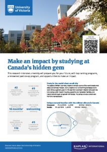 University of Victoria – 2-page flyer