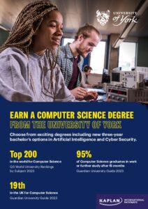 Computer Science degrees at the University of York