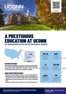 University of Connecticut 2-page flyer