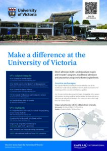 University of Victoria – 2-page flyer