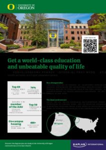 University of Oregon – Event Flyer
