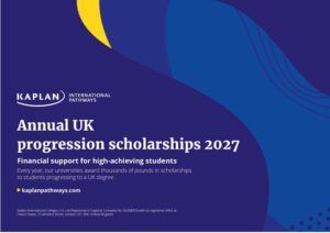 UK Progression Scholarships 2027